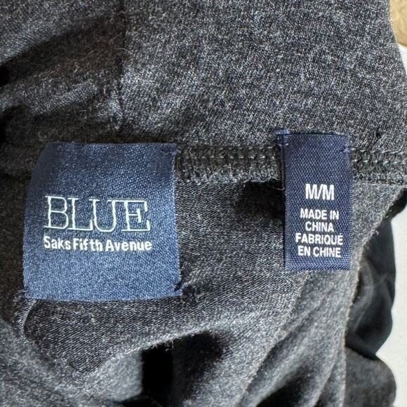 Blue Saks Fifth Avenue Gray Cowl Neck Pullover Top Women’s Size Medium - Picture 8 of 9